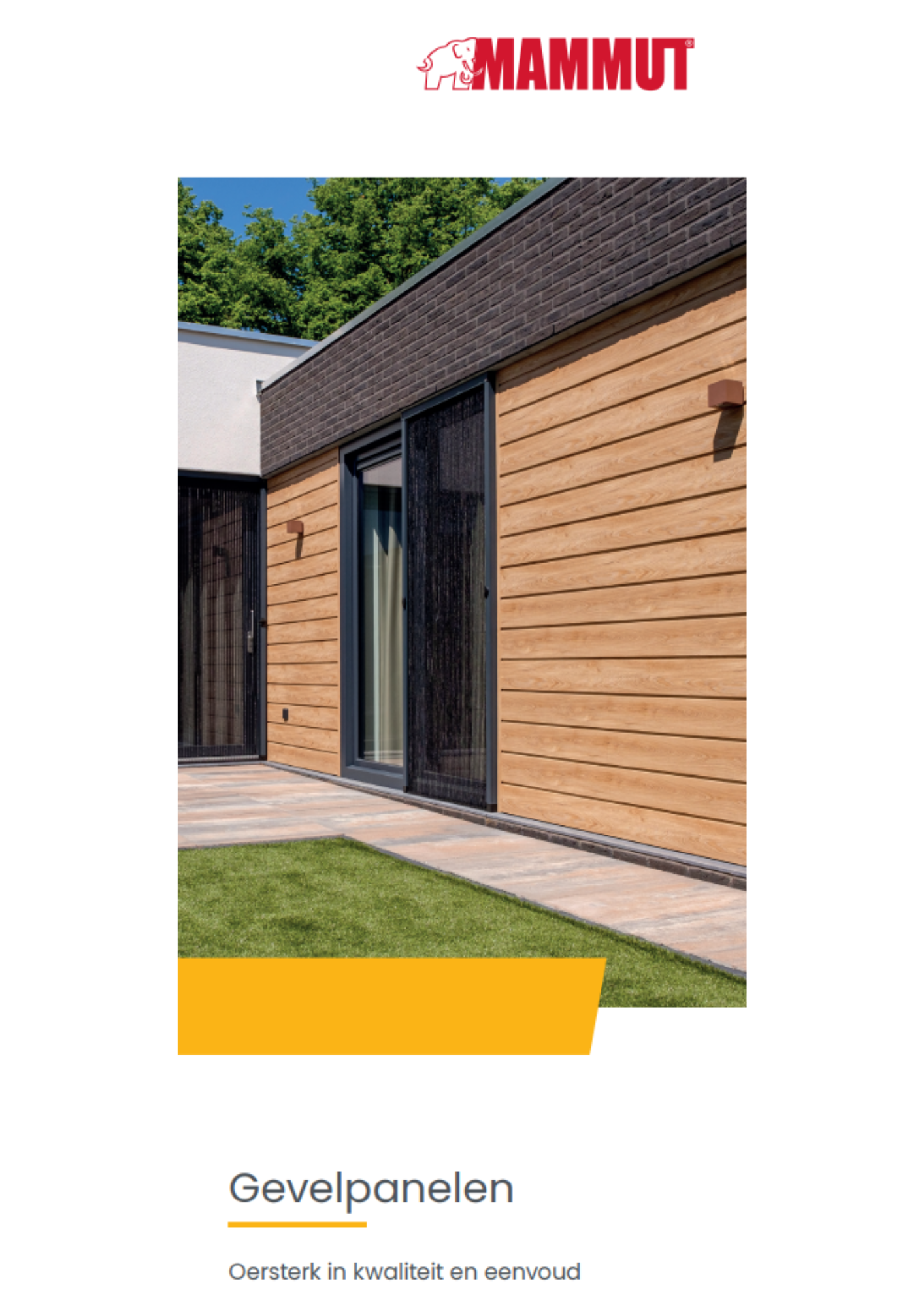 Mammut gevelpanelen brochure preview