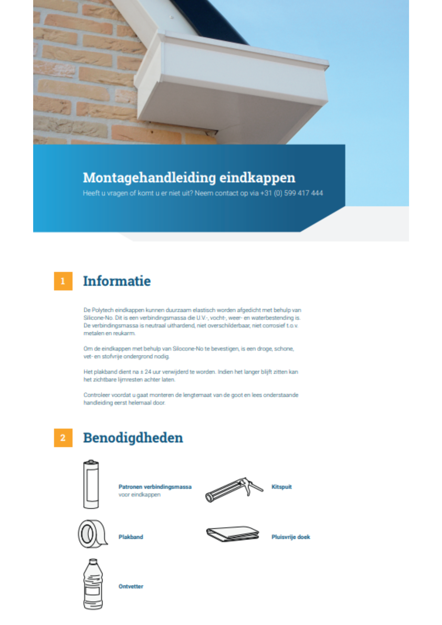 Montagehandleiding eindkappen preview